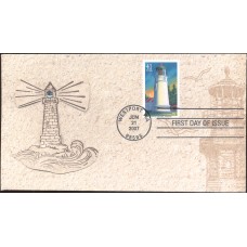 #4149 Umpqua River Lighthouse 3-D Laz FDC