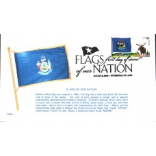 #4295 FOON: Maine Flag AALL FDC