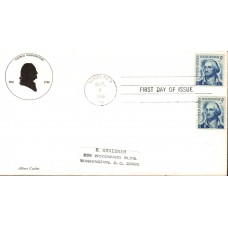 #1304 George Washington Combo Albers FDC