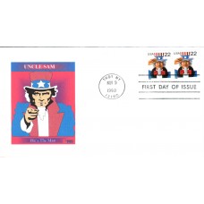 #3259 Uncle Sam Alto FDC