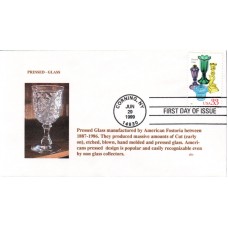 #3327 Press Glass Alto FDC