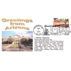 #3563 Greetings From Arizona Alto FDC