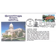 #3572 Greetings From Idaho Alto FDC