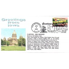 #3575 Greetings From Iowa Alto FDC