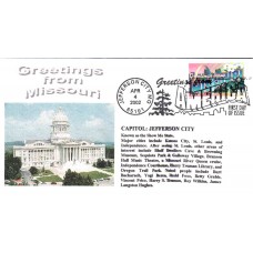 #3585 Greetings From Missouri Alto FDC