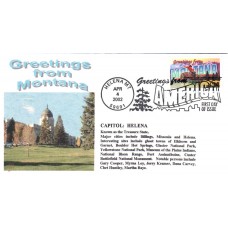 #3586 Greetings From Montana Alto FDC