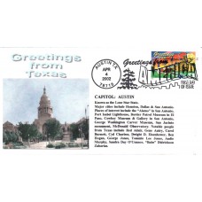 #3603 Greetings From Texas Alto FDC