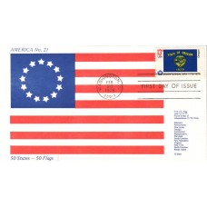 #1665 Oregon State Flag America FDC