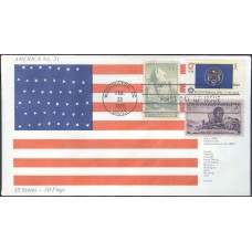 #1677 Utah State Flag Combo America FDC