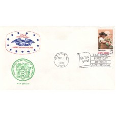 #2338 New Jersey Statehood Americana Unit FDC