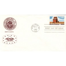 #2403 North Dakota Statehood Americana Unit FDC