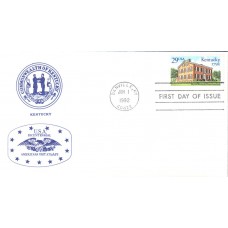 #2636 Kentucky Statehood Americana Unit FDC