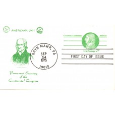 #UX68 Charles Thomson Americana Unit FDC