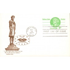 #UX72 Nathan Hale Americana Unit FDC