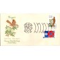 #1962 Georgia Birds - Flowers Combo APAS FDC