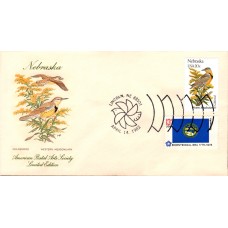 #1979 Nebraska Birds - Flowers Combo APAS FDC