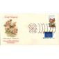 #1986 North Dakota Birds - Flowers Combo APAS FDC