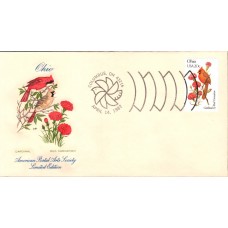 #1987 Ohio Birds - Flowers APAS FDC