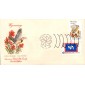 #2002 Wyoming Birds - Flowers Combo APAS FDC