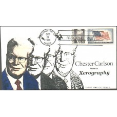 #2180 Chester Carlson Anagram FDC