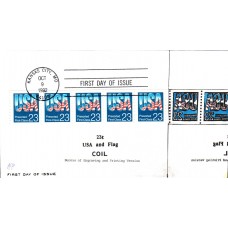 #2607 USA Flag PNC Anagram FDC