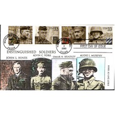 #3393-96 Distinguished Soldiers Anagram FDC