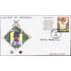 #3408c Christy Mathewson Anagram FDC