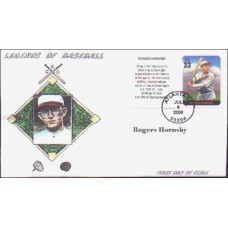 #3408f Rogers Hornsby Anagram FDC