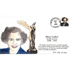 #3432B Mary Lasker Anagram FDC