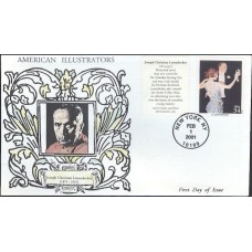 #3502c Joseph Christian Leyendecker Anagram FDC