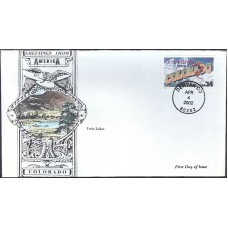 #3566 Greetings From Colorado Anagram FDC