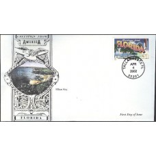 #3569 Greetings From Florida Anagram FDC