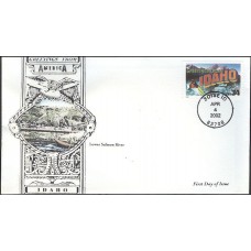 #3572 Greetings From Idaho Anagram FDC