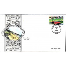 #3574 Greetings From Indiana Anagram FDC