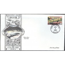 #3575 Greetings From Iowa Anagram FDC