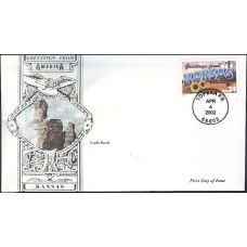 #3576 Greetings From Kansas Anagram FDC