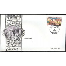 #3591 Greetings From New Mexico Anagram FDC