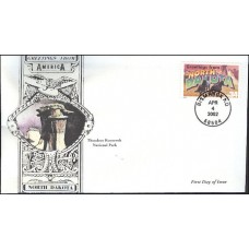 #3594 Greetings From North Dakota Anagram FDC