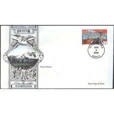 #3607 Greetings From Washington Anagram FDC