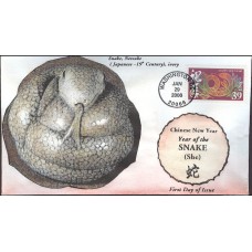 #3997f Year of the Snake Anagram FDC