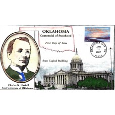 #4121 Oklahoma Statehood Anagram FDC