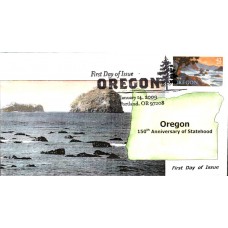 #4376 Oregon Statehood Anagram FDC