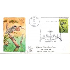 #1921 Wetlands Habitats Andrews FDC