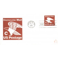 #U594 C - Eagle Andrews FDC