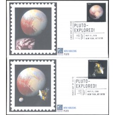 #5077-78 Pluto Explored! APS FDC Set