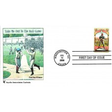 #4341 Take Me Out to the Ballgame Aquila FDC