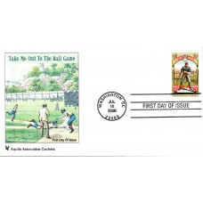 #4341 Take Me Out to the Ballgame Aquila FDC