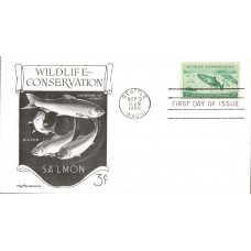 #1079 King Salmon -  Wildlife Aristocrat FDC