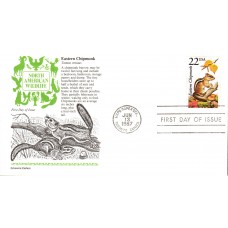 #2297 Eastern Chipmunk Aristocrat FDC