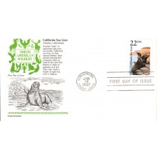 #2329 CA Sea Lion Aristocrat FDC